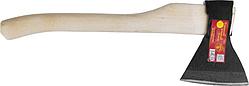 Топор кованый ИЖ с округлым лезвием и деревянной рукояткой, 1,3кг