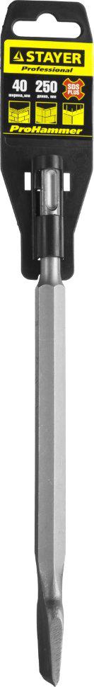 STAYER SDS-plus Зубило плоское широкое 40 х 250 мм