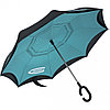 Зонт-трость обратного сложения, эргономичная рукоятка с покрытием Soft Touch// Gross