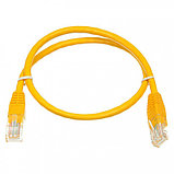 ITK Коммутационный шнур (патч-корд), кат.5Е UTP, 1,5м, желтый, фото 2