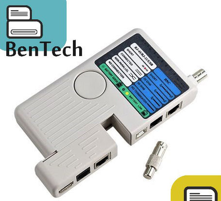 Кабельный тестер Ship G268 Для тестирования BNC RJ-45 RJ-11 USB, фото 2