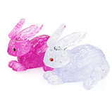 3D Crystal Puzzle Rabbit, 56pcs Пазл Кролик, 56 деталей, фото 4