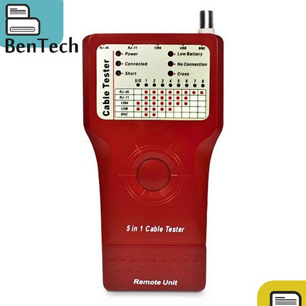 Кабельный тестер Ship G278 Для тестирования BNC RJ-45 RJ-11 USB IEE 1394 Fire Wire, фото 2