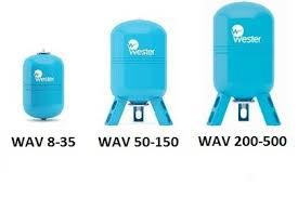 Гидроаккумулятор Wester WAV 500 top для систем водоснабжения - фото 2 - id-p55336438