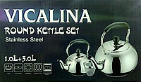 Набор чайников Vicalina, 3 + 1 литр - фото 1 - id-p55340276