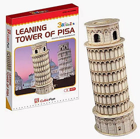 3D Puzzle LingLeSi Leaning Tower of Pisa, 8pcs Пазл Пизанская башня, 8 деталей