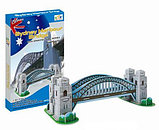 3D Puzzle LingLeSi Sydney Harbour Bridge, 37pcs Пазл Мост Сиднейской Гавани, 37 деталей, фото 2