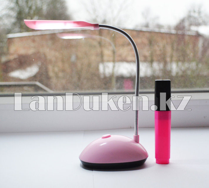 Настольная мини лампа LED X-7188 3хААА (розовый) - фото 4 - id-p55361188