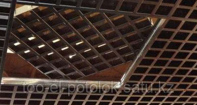 Потолок Грильято 200*200*30 цвет темный шоколад - фото 1 - id-p55361476