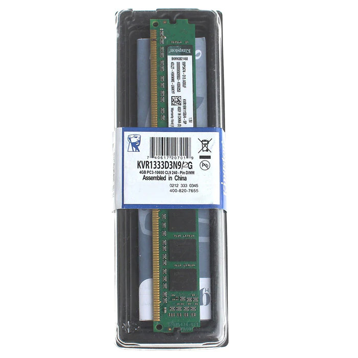 Оперативная память Kingston KVR1333D3N9/4G 4ГБ DDR3 1333MHz
