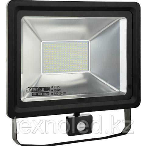 Светодиодный прожектор многодиодный с датчиком движения LED 100W - фото 1 - id-p55380134