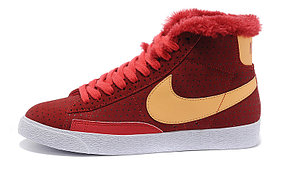 зимние кроссовки женские Nike Air Max красные , фото 2