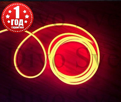 Флекс неон 8*16мм цвет Красный, Желтый SMD (3 ВАРИАНТА). Led Flex neon - гибкий неон, холодный неон