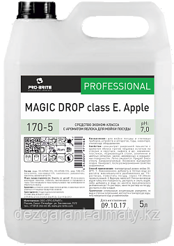 Средство эконом-класса с ароматом яблока для мойки посуды Magic Drop Сlass E Apple