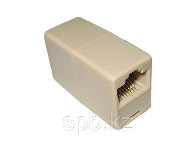 Переходник RJ45 (8P8C) CAT5e гнездо-гнездо - фото 1 - id-p3717356