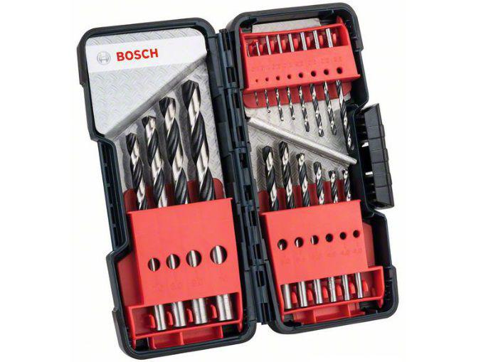 Набор сверл по металлу 18шт HSS BOSCH PointTeQ ToughBox 2608577350