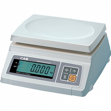 Весы электронные CAS SW-20, (260х287х119мм, платф.241х192мм, масса 3,2кг)
