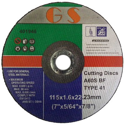 Отрезной диск по металлу GS 115х1,6 - фото 1 - id-p55472977