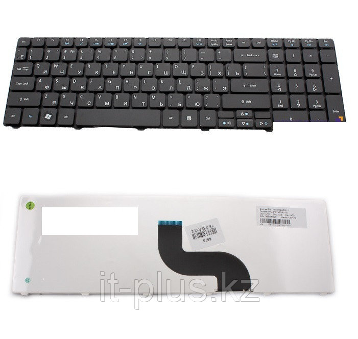 Клавиатура для ноутбука Acer Aspire AS5741G (совместима с 5810T)/ RU, черная
