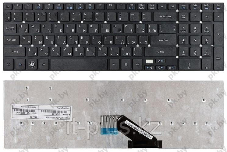 Клавиатура для ноутбука Acer Aspire AS5830T, RU, черная, с подсветкой