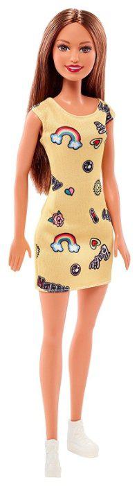 Barbie "Стиль" Кукла Барби Шатенка в желтом платье