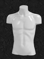 Манекен-торс для одежды мужской с плечами ТМ-02