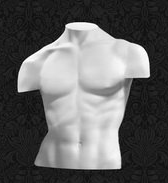 Манекен-торс для одежды мужской с плечами ТМ-10