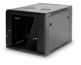 Шкаф настенный, SHIP, 5609.01.100, SE серия, 19'' 9U, 570*600*500 мм, Ш*Г*В, IP20, Чёрный