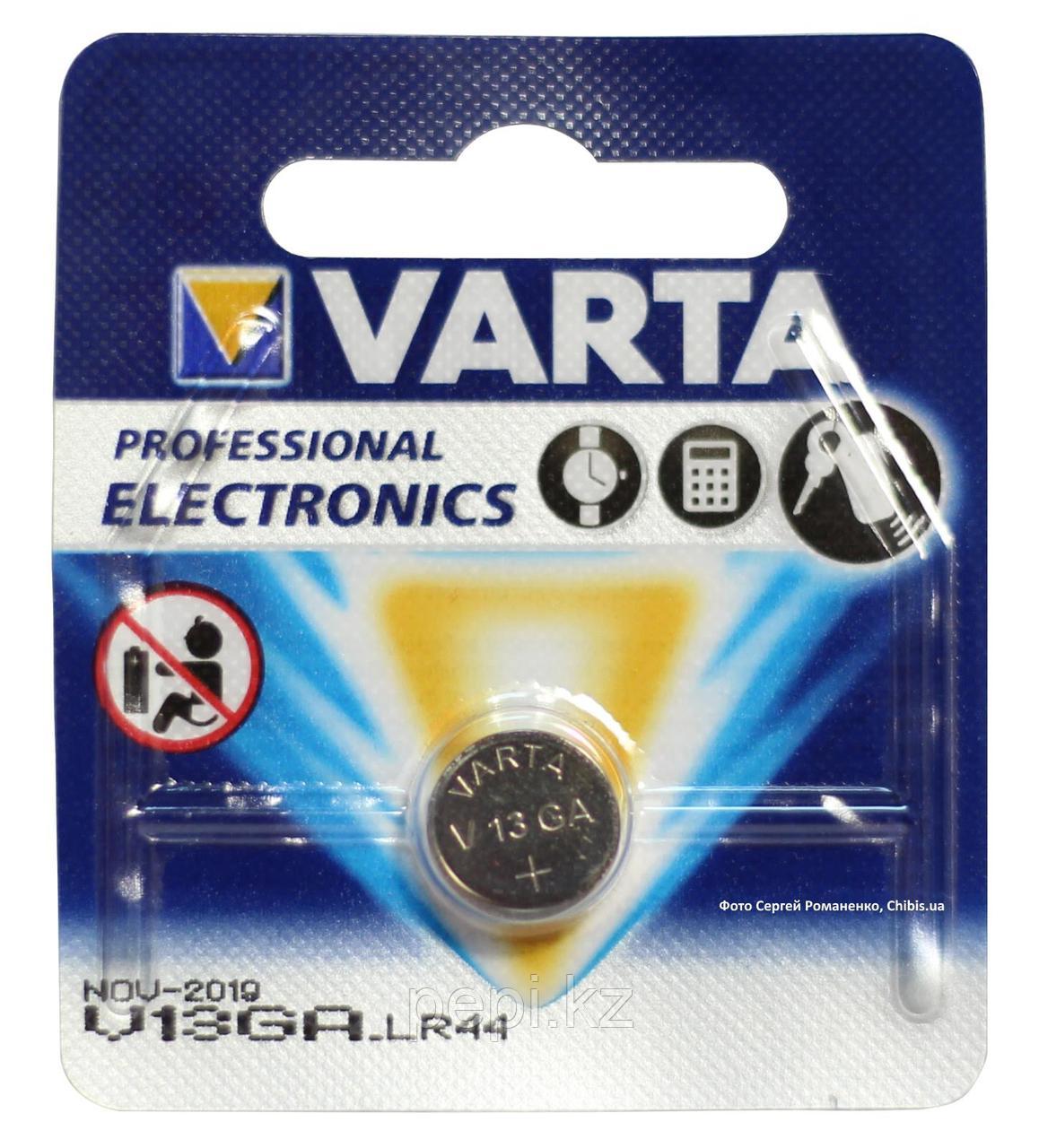 Батарейка Varta Electronics V13GA-LR44, 1.5V 125mA(1шт.)