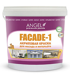 Водоэмульсионная фасадная краска "Angel Fasade-1" 1,5 кг