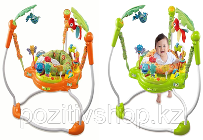 Развивающий центр прыгунки с игрушками Джунгли зеленые - фото 6 - id-p55577941