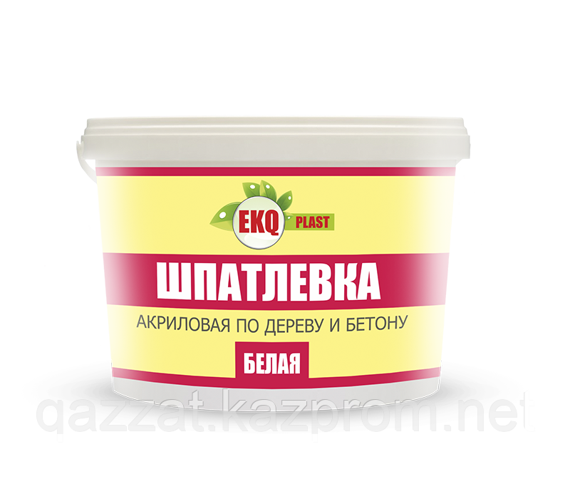 Шпатлевка белая "EKQ PLAST" 0,35 кг