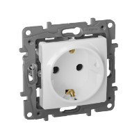 ETIKA WHITE РОЗЕТКА 1-Я С/З