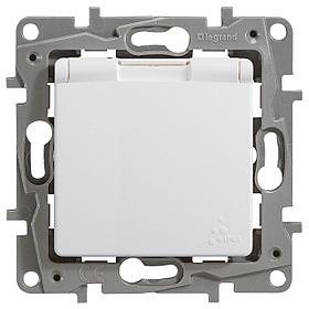 ETIKA WHITE РОЗЕТКА С КРЫШ.