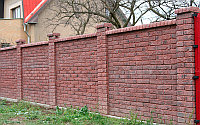 Заборы из камня Old brick