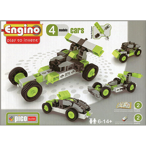 Engino конструктор Inventor "Автомобили 4 в 1" 50 деталей, Энджино