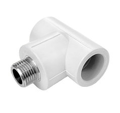 Тройник комбин. с наруж. резьбой "Политэк" 20*1/2*20w (50 шт/150 шт)