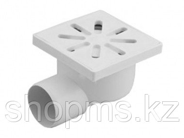 Трап для душа горизонтальный ПП 50 (c пл. реш. 150х150)  (25 шт.)  ***