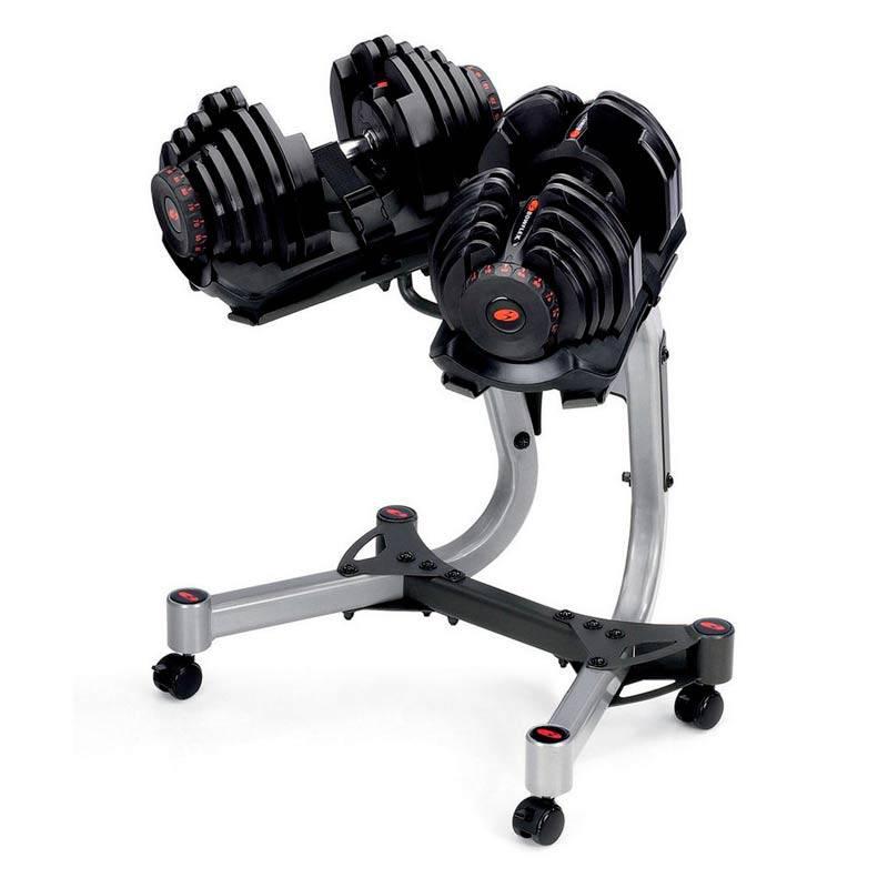 Гантели 40 кг Bowflex с подставкой (комплект)