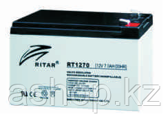 Батарея необслуживаемая (аккумулятор) Ritar RT1270 (12V 7 Ah), Емкость аккумулятора: 7 Ah, Разъемы: F1/F2