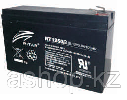 Батарея необслуживаемая (аккумулятор) Ritar RT1250 B (12V 5 Ah), Емкость аккумулятора: 5 Ah, Разъемы: F1/F2