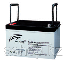 Батарея необслуживаемая (аккумулятор) Ritar RA12-90 (12V 90 Ah), Емкость аккумулятора: 90 Ah, Разъемы: F12/F15