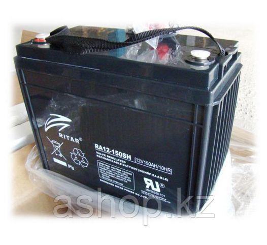 Батарея необслуживаемая (аккумулятор) Ritar RA12-150SH (12V 150 Ah), Емкость аккумулятора: 150 Ah, Разъемы: F5