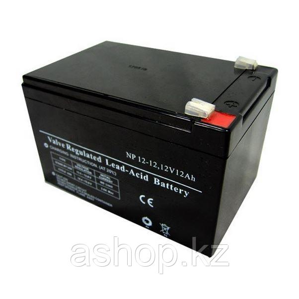 Батарея необслуживаемая (аккумулятор) SVC AV 12V 12A (12V 12 Ah), Емкость аккумулятора: 12 Ah, Разъемы: F1/F2
