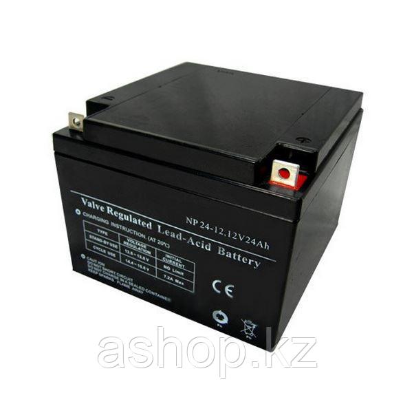 Батарея необслуживаемая (аккумулятор) SVC NP 12V 24A (12V 24 Ah), Емкость аккумулятора: 24 Ah, Разъемы: T3