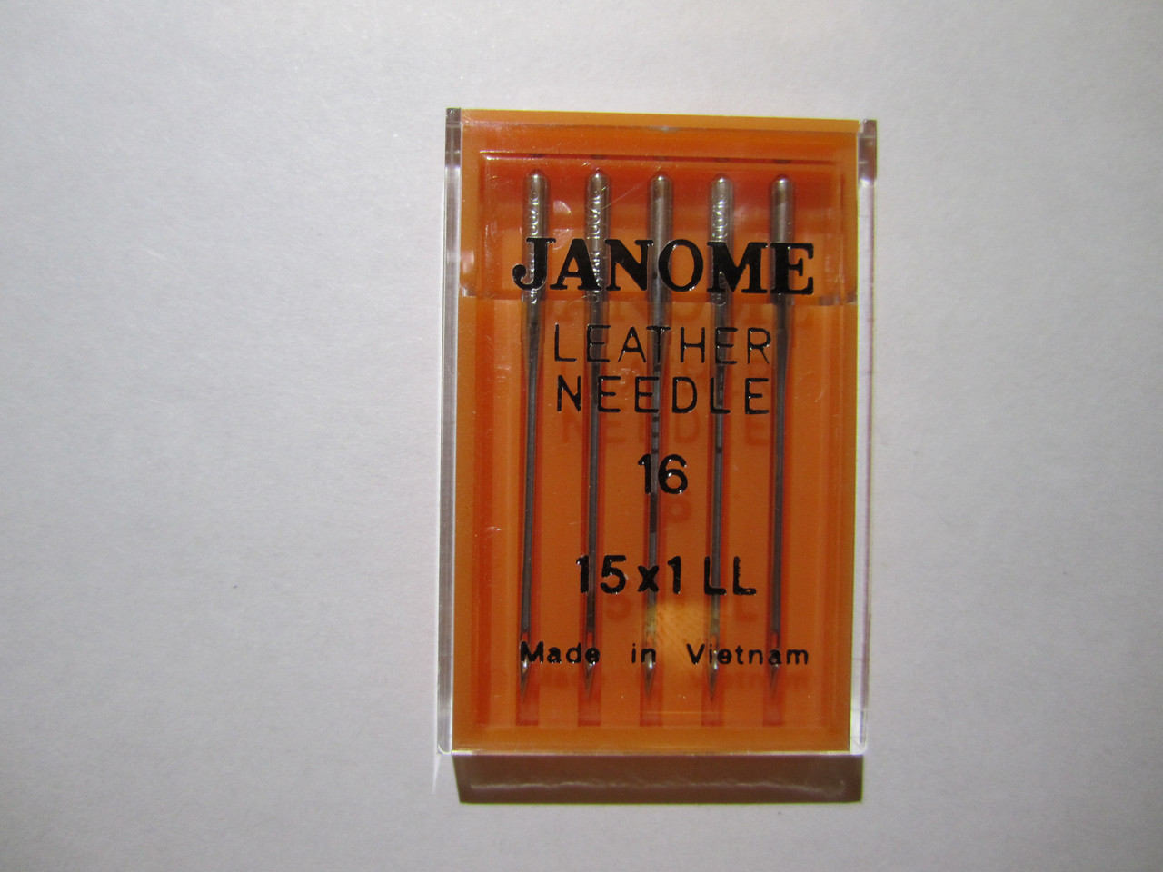 Иголки Janome для кожи № 16-100 Elna Janome Merrylock - фото 1 - id-p55695166