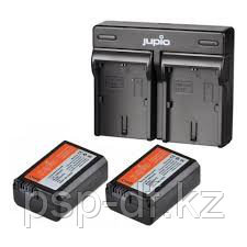 Jupio Kit: 2x NP-FW50 + USB Dual Charger для Sony