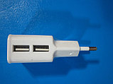 Адаптер Евровилка 220V на USB 5V, 2A, фото 2