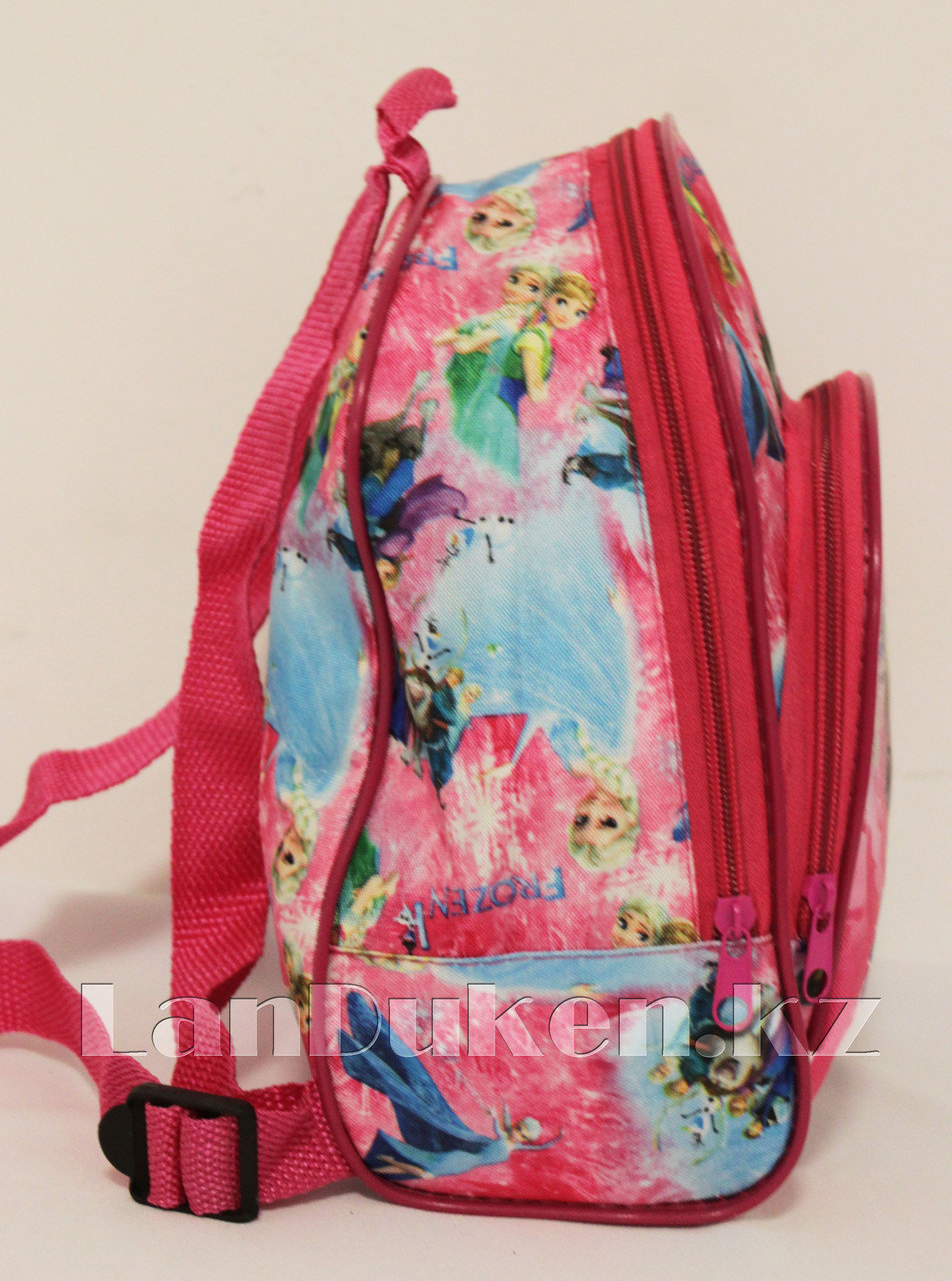 Детский рюкзак для детского сада Холодное сердце (Frozen) мини розовый - фото 3 - id-p55153666