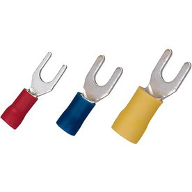 Наконечник вилочный изолированный SV1.25-4, (НВИ) 0,5-1,5 мм²; под болт М4